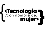 Logotipo ONG Tecnología con nombre de mujer